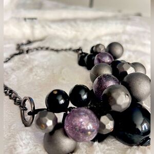 MaxMara Chunky necklace plastic and resin Made in Italy